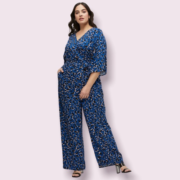 Eloquii Pants - ELOQUII Elements Kimono Sleeve Jumpsuit